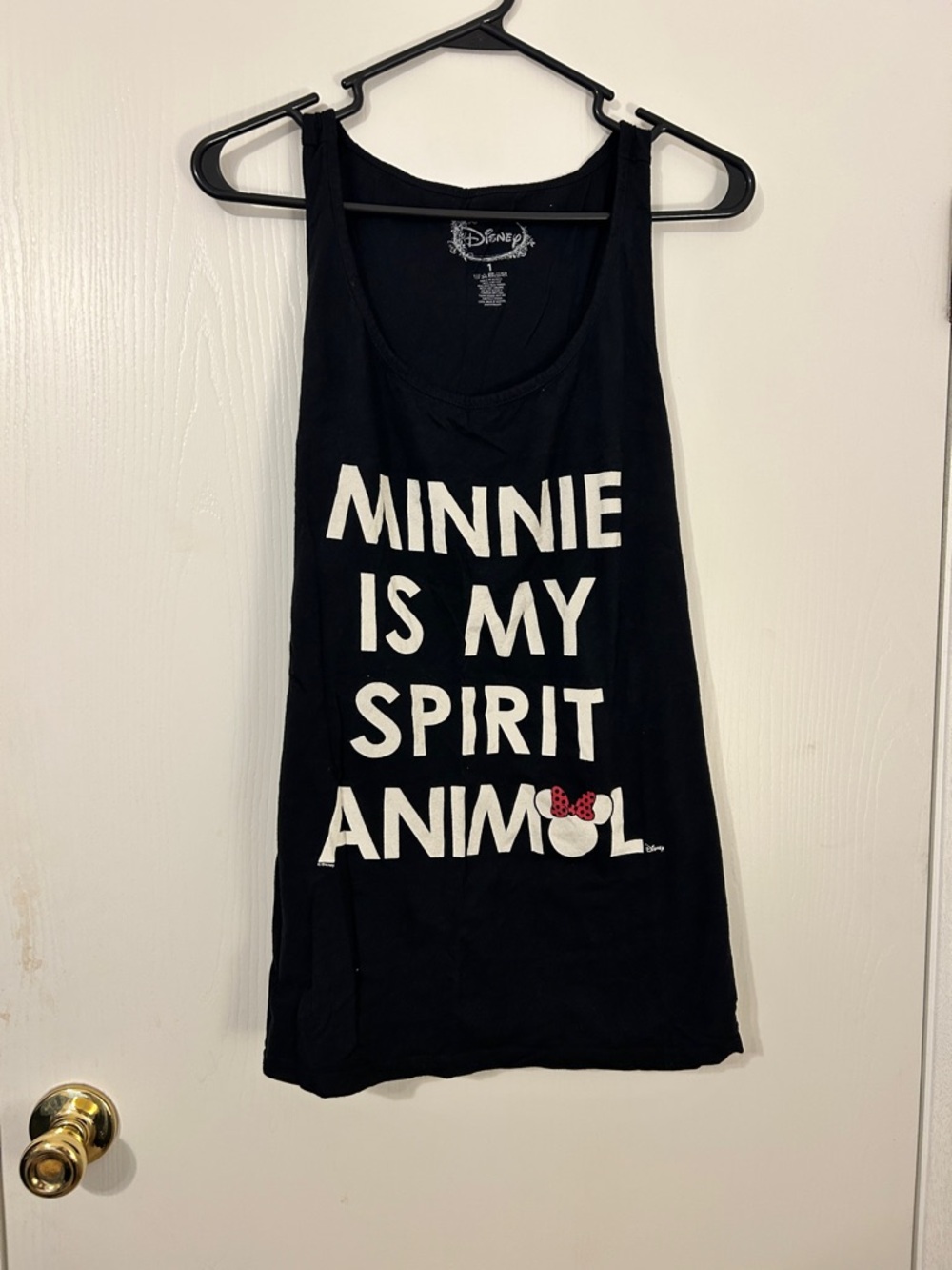 Torrid Disney Black Graphic Tank with White Logo